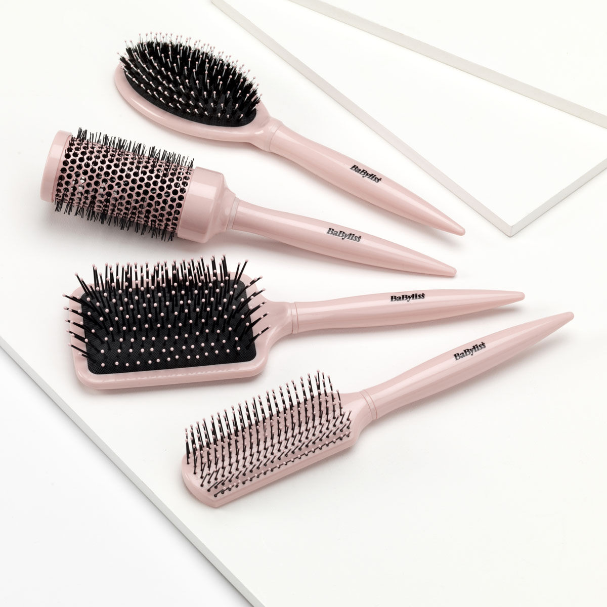 BaByliss Rose Blush Paddle Brush and other Rose Blush brushes